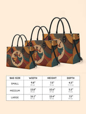 Dancing Rhythm Premium Leather Handbag QR0XD181