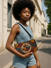 Dancing Rhythm Classic Zip Pochette QR0XD192