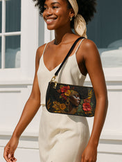 Floral Grace Classic Zip Pochette QR0XD188