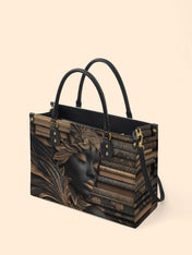 Pages Of Wisdom Premium Leather Handbag QR0TD131