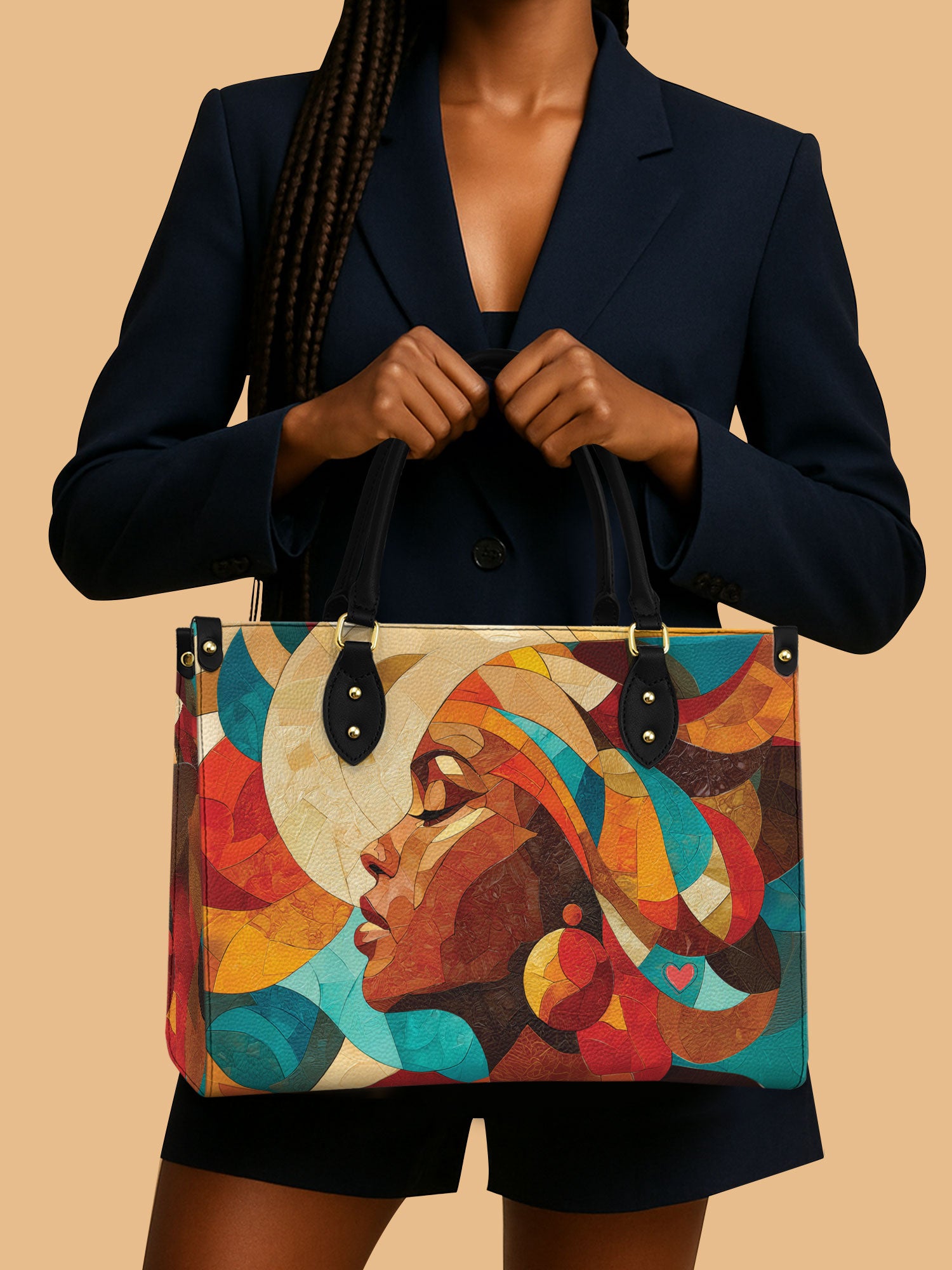 Sunwoven Premium Leather Handbag QR0TV044
