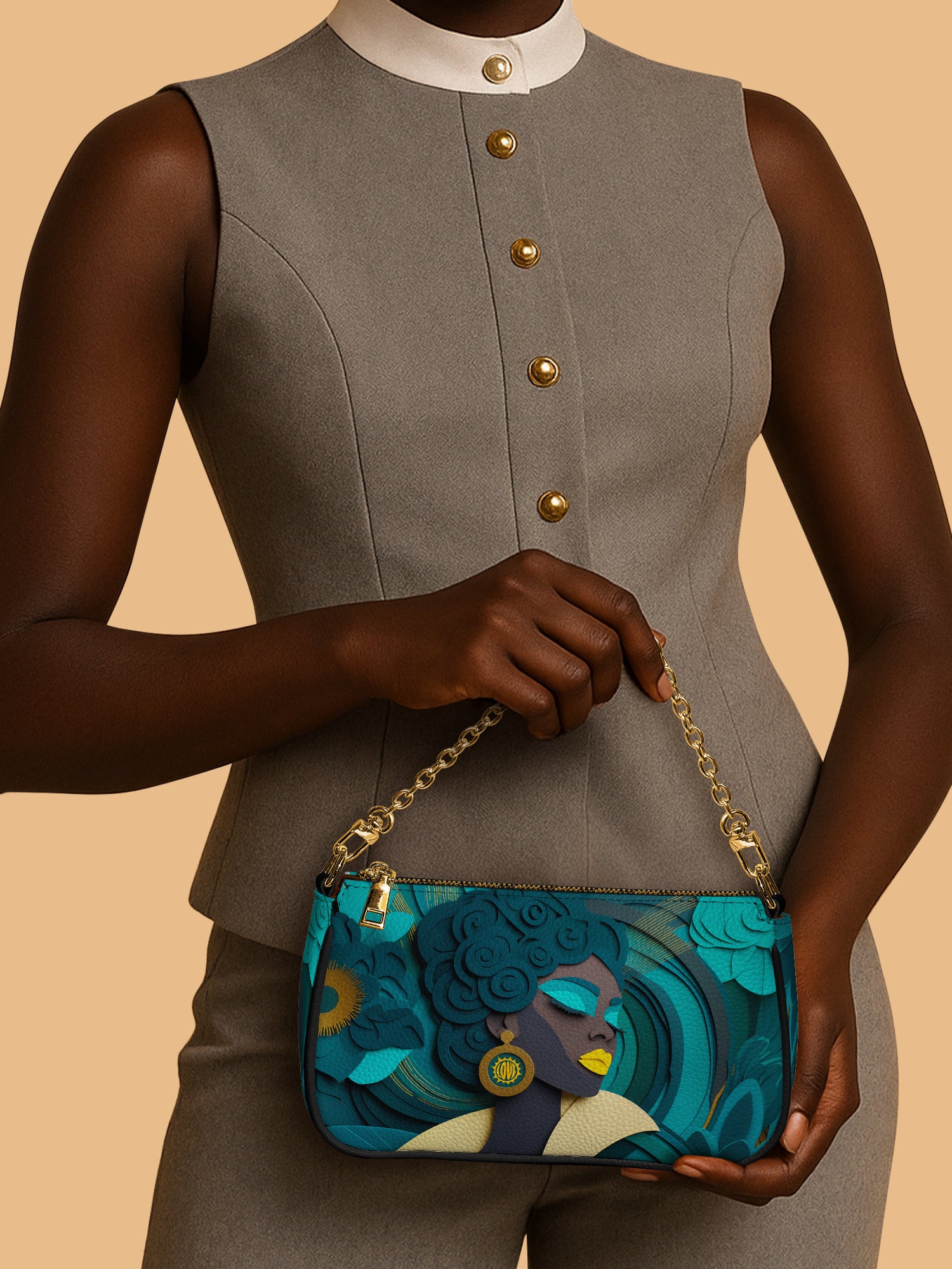 Rooted Spiral Classic Zip Pochette QR0TD144