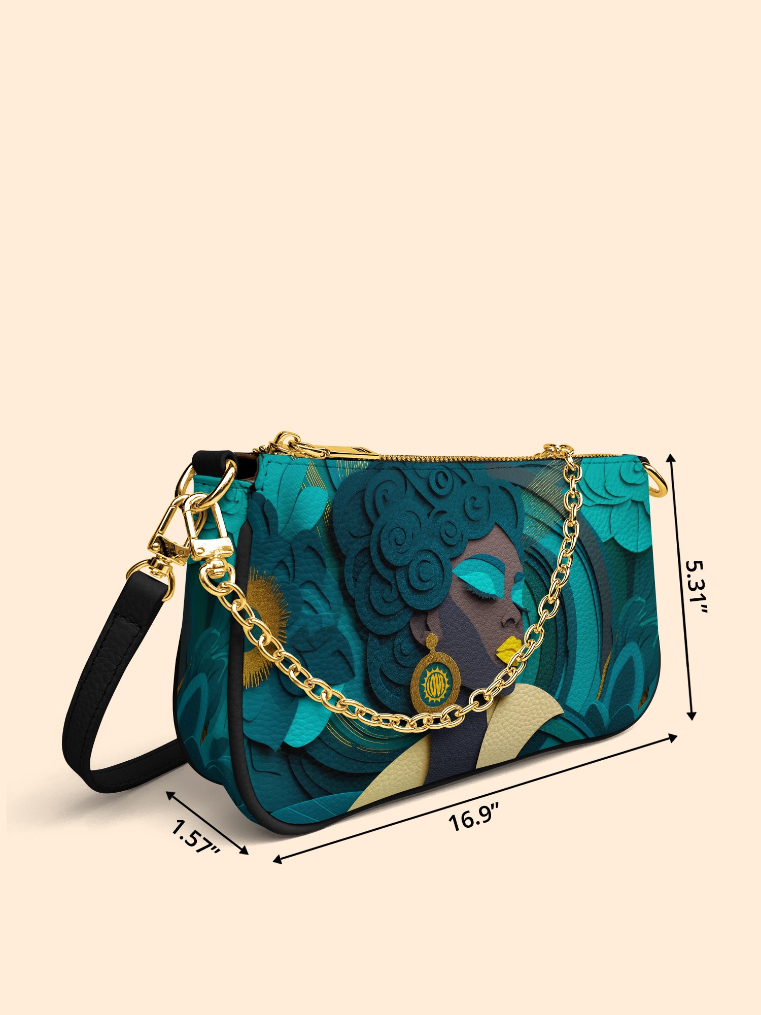 Rooted Spiral Classic Zip Pochette QR0TD144
