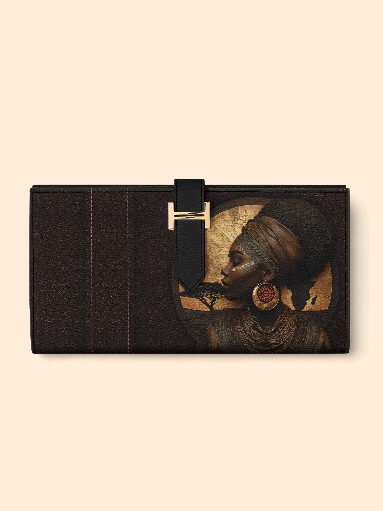 Africa's Spirit Tab Closure Wallet QR0TD167