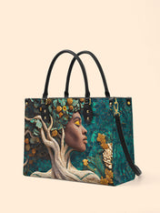 Living Ebony Premium Leather Handbag QR0TV049