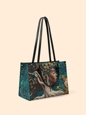 Living Ebony Premium Leather Handbag QR0TV049
