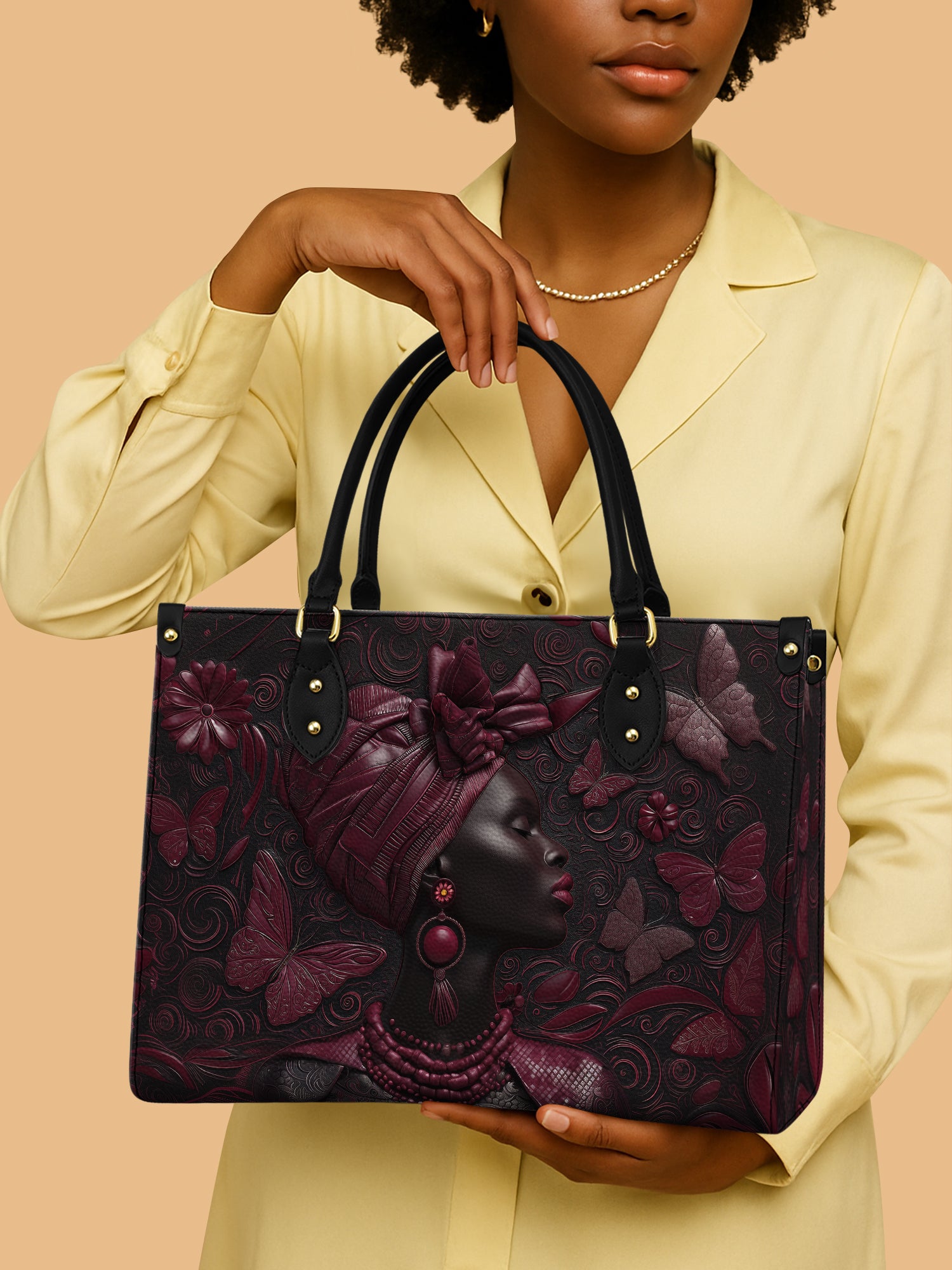 Crimson Rite Premium Leather Handbag QR0XD240
