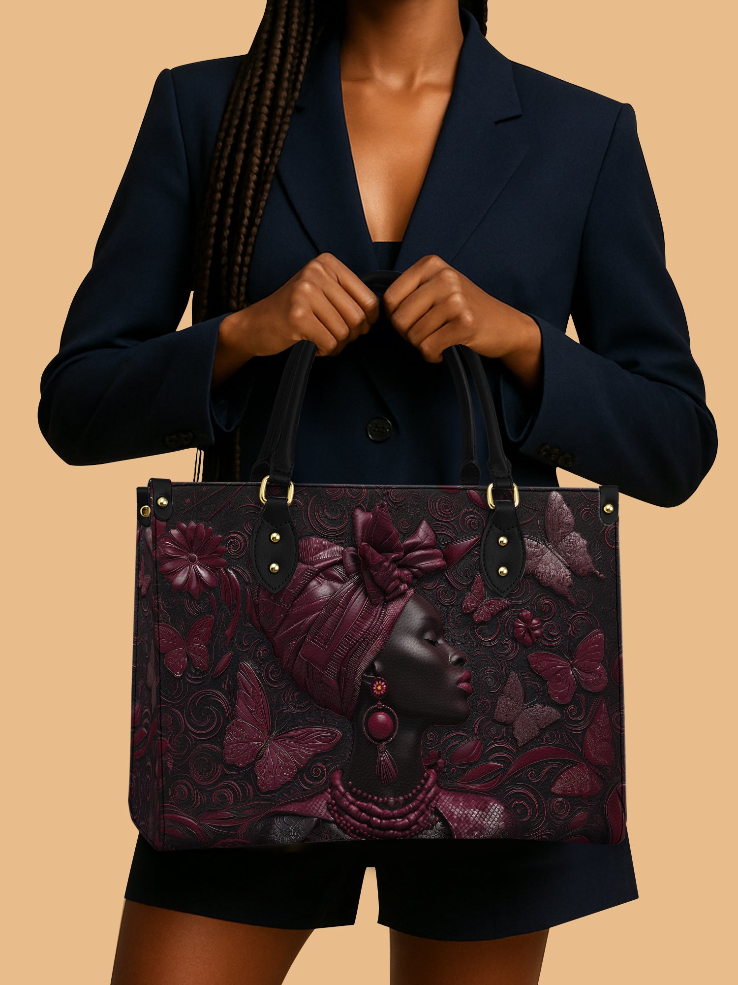 Crimson Rite Premium Leather Handbag QR0XD240