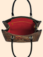 Hibiscus Royalty Premium Leather Handbag QR0HH047