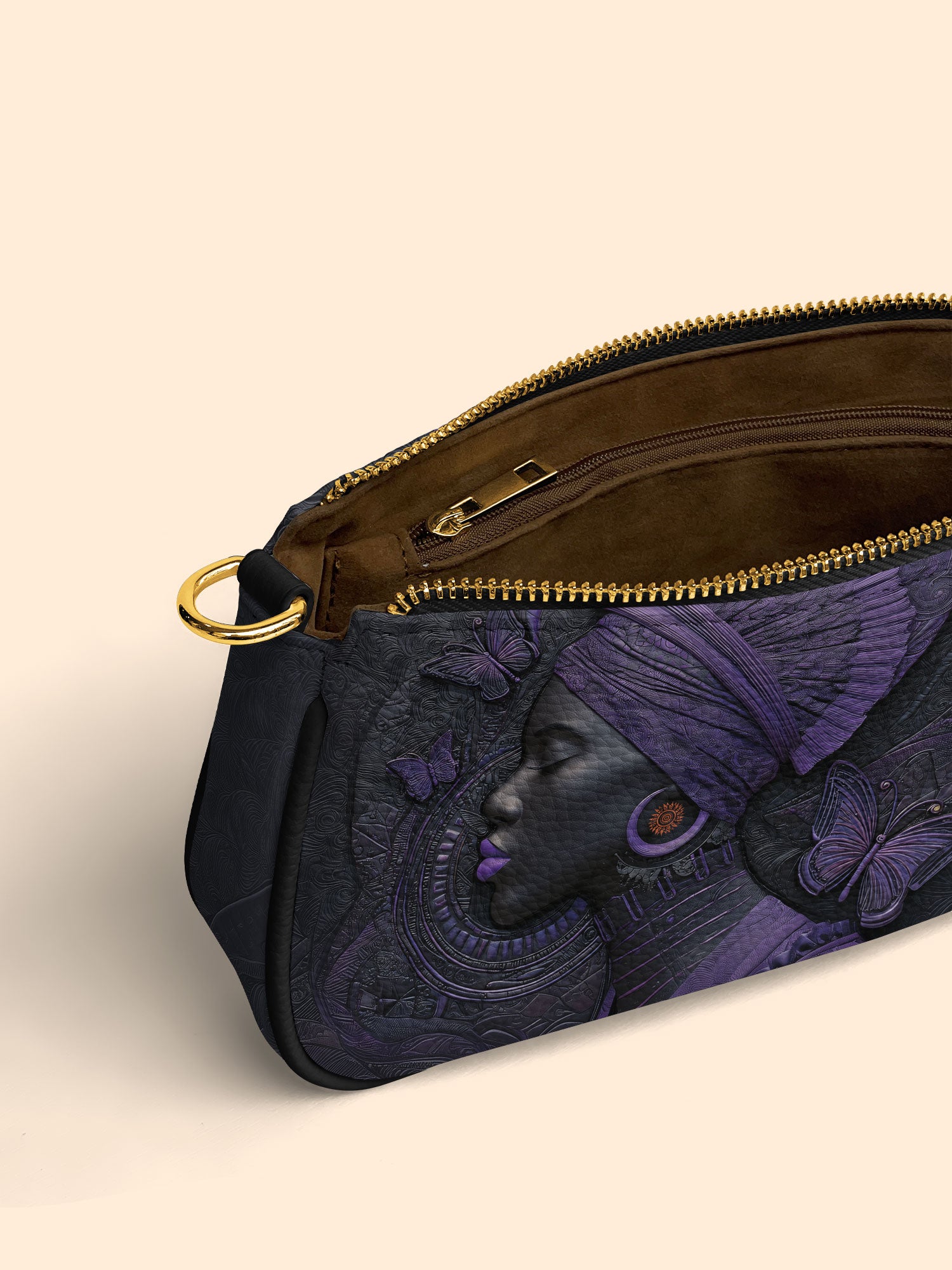 Midnight Crown Classic Zip Pochette QR0XD249