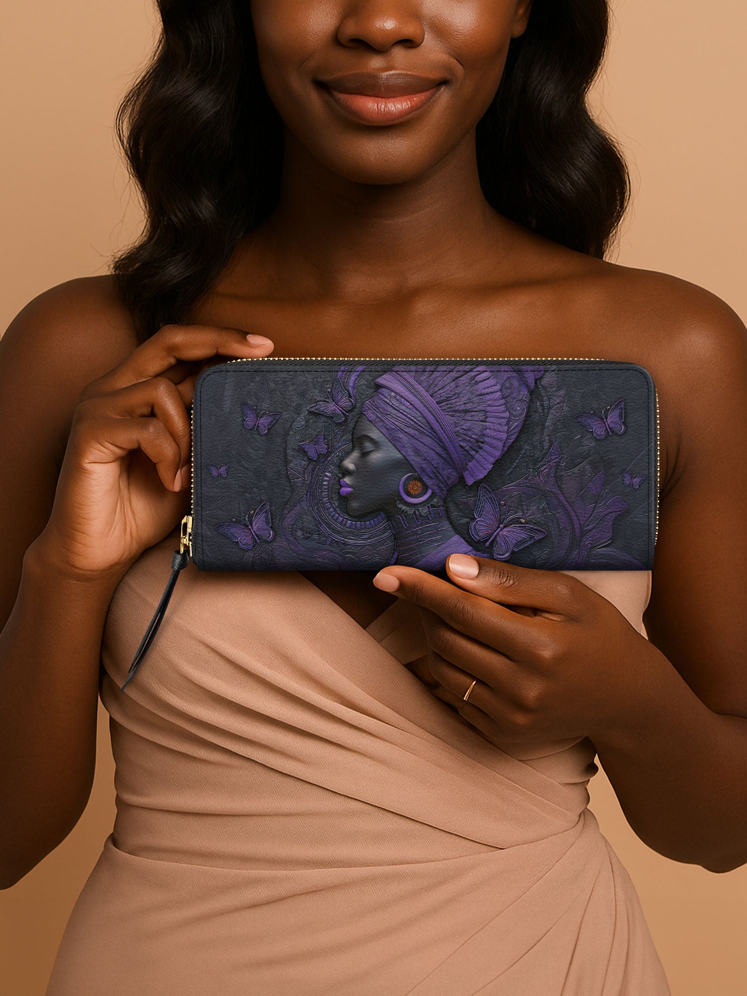Midnight Crown Slimline Zippy Wallet QR0XD253
