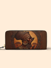Earth & Africa Slimline Zippy Wallet QR0TD160