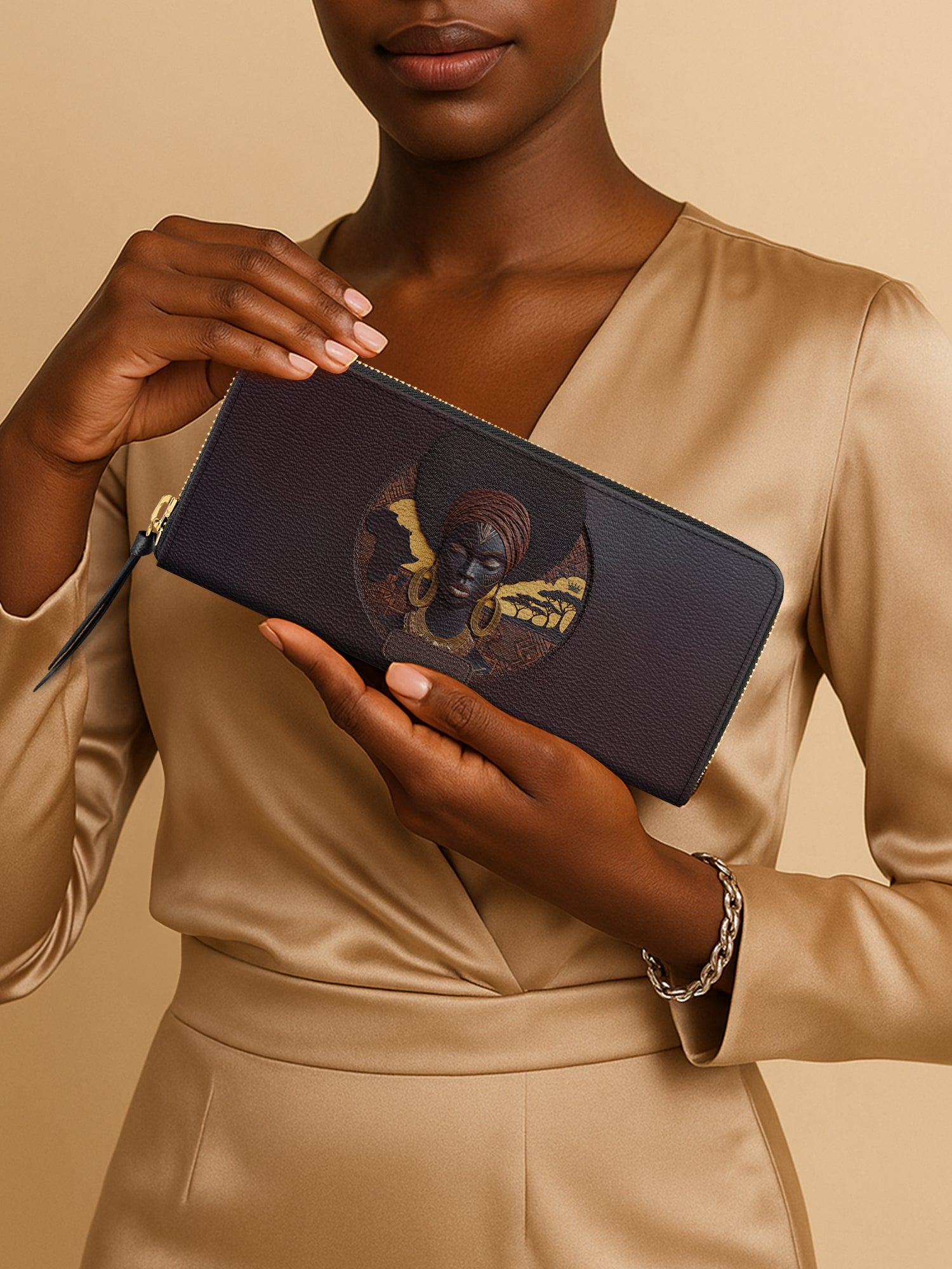 Africa's Soul Slimline Zippy Wallet QR0TD166