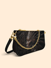 Ebony Crown Queen Classic Zip Pochette QR0XD281