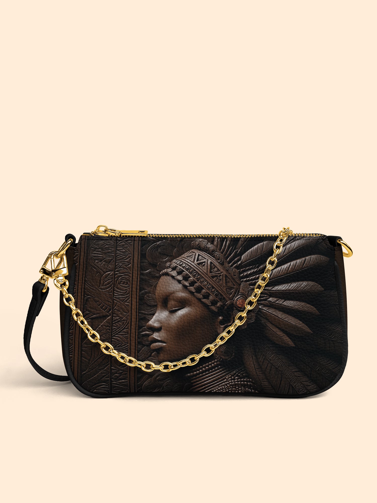 Royal Ebony Muse Classic Zip Pochette QR0XD279