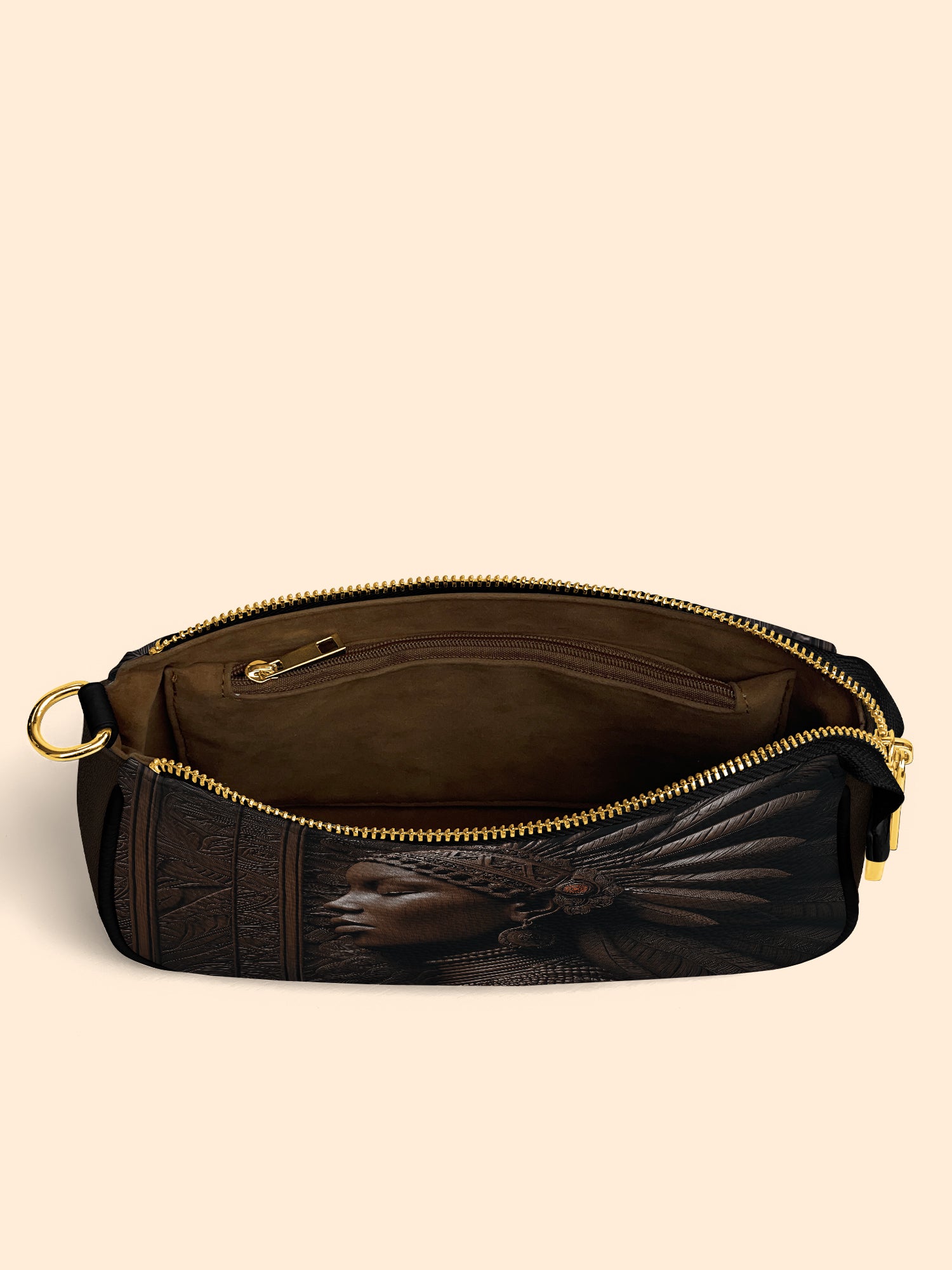 Royal Ebony Muse Classic Zip Pochette QR0XD279