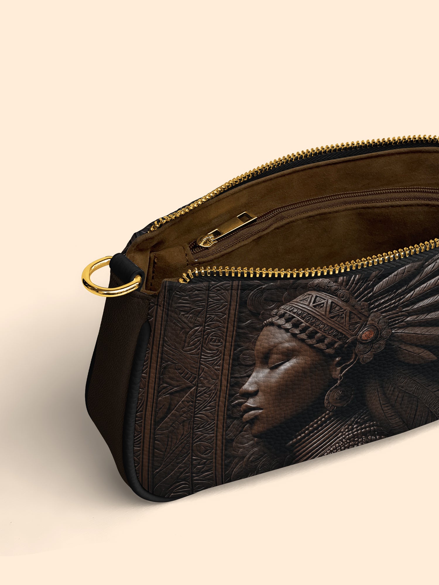 Royal Ebony Muse Classic Zip Pochette QR0XD279