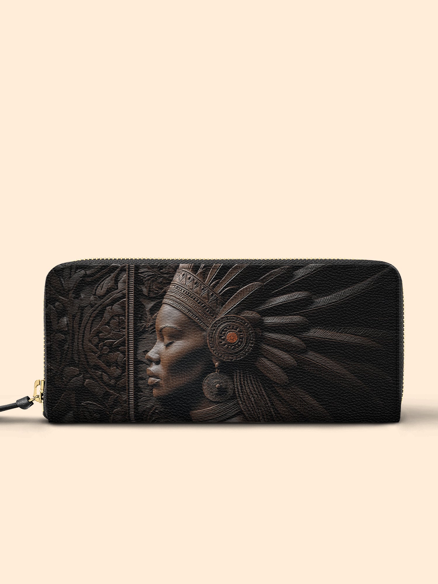 Ebony Crown Queen Slimline Zippy Wallet QR0XD285