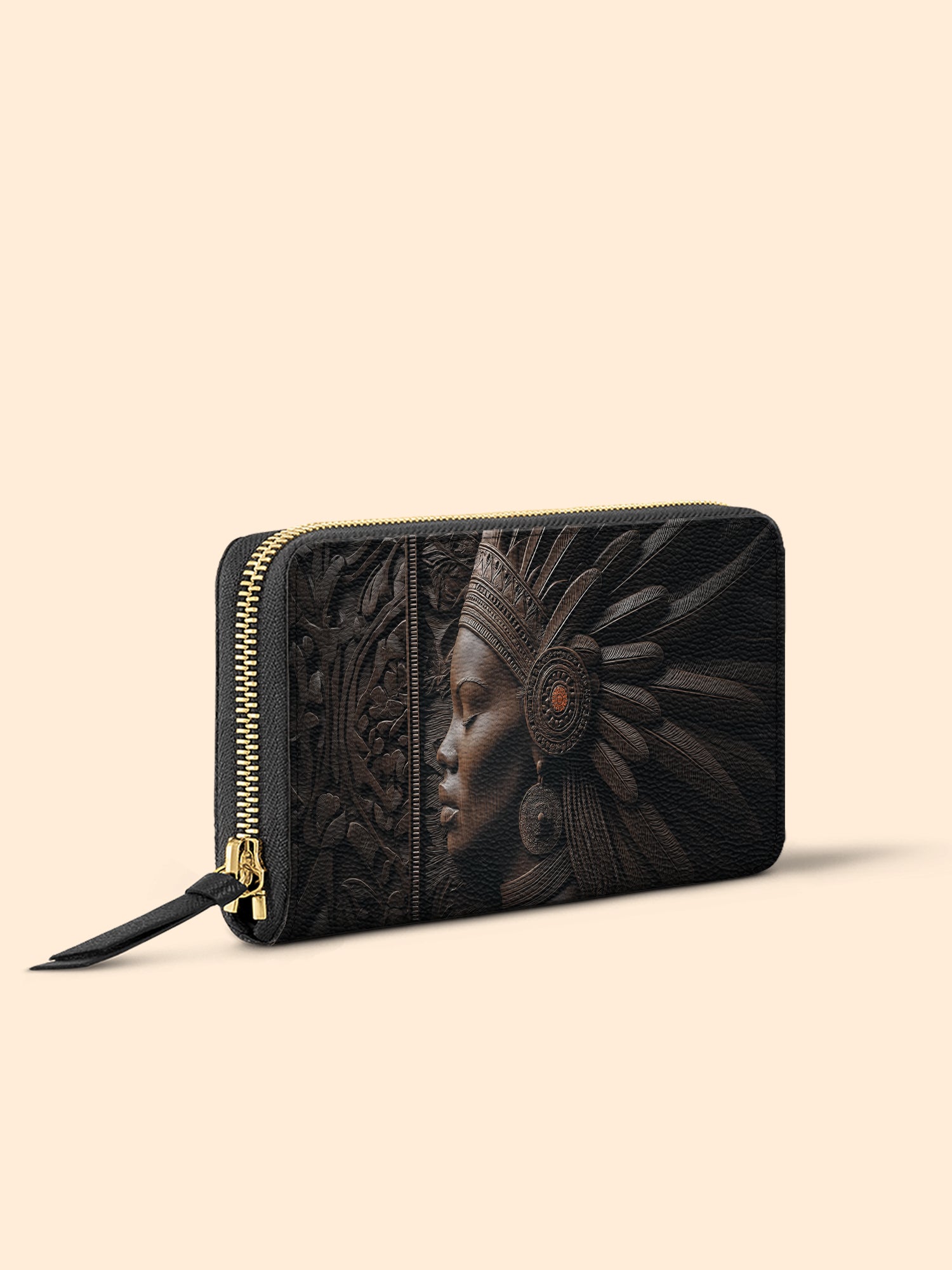 Ebony Crown Queen Slimline Zippy Wallet QR0XD285