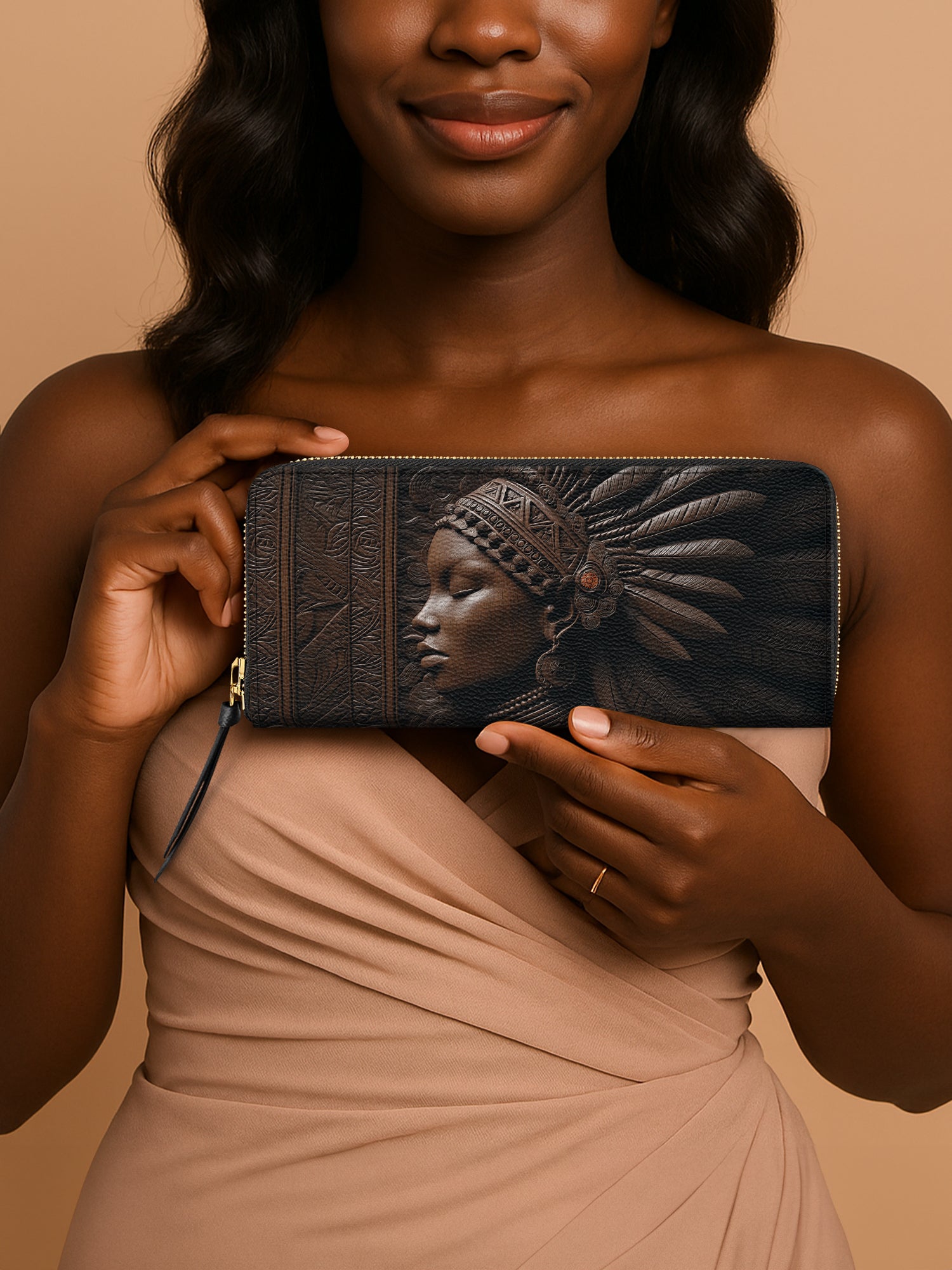 Royal Ebony Muse Slimline Zippy Wallet QR0XD283