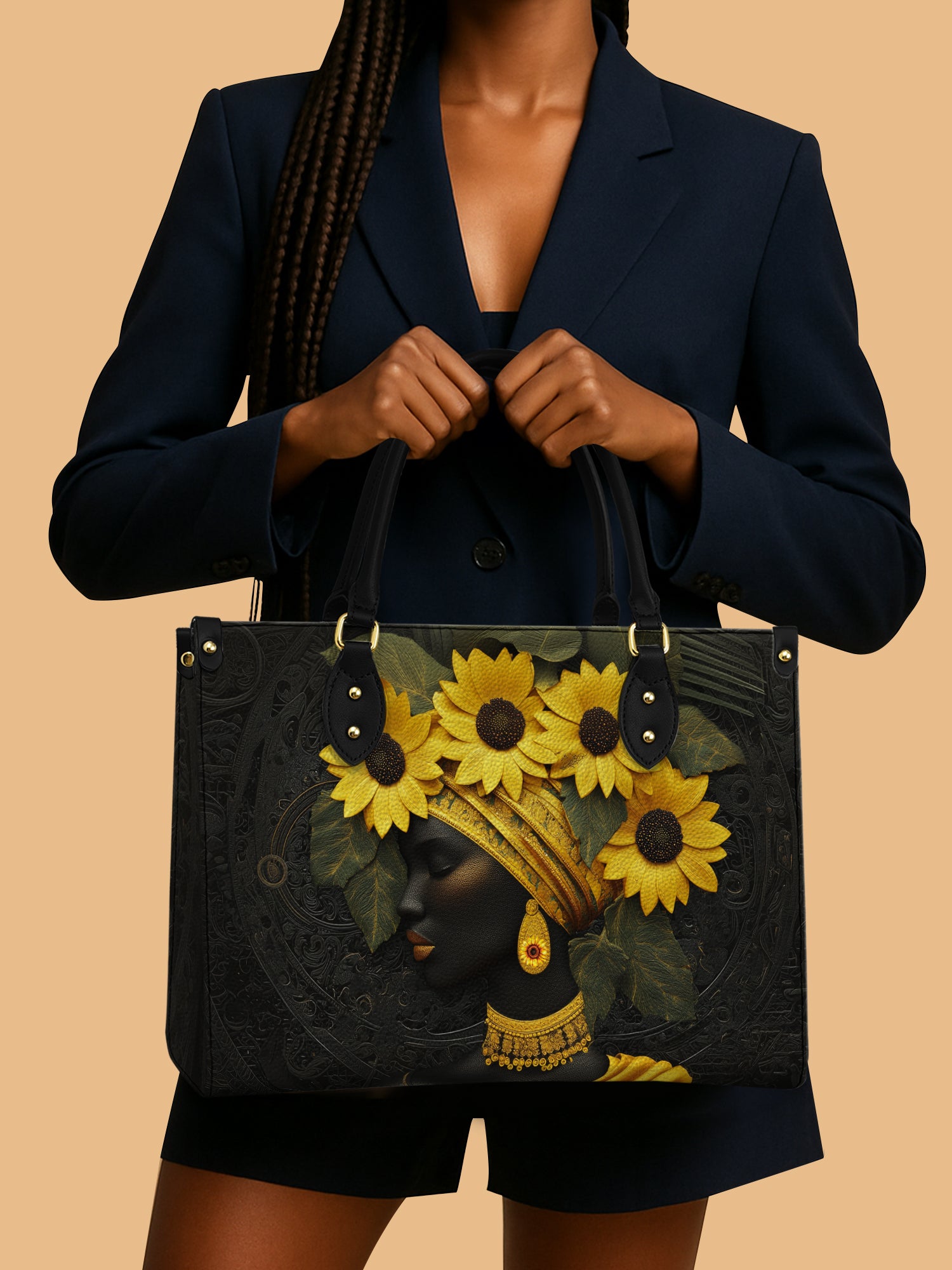 Golden Susan Premium Leather Handbag QR0XD296