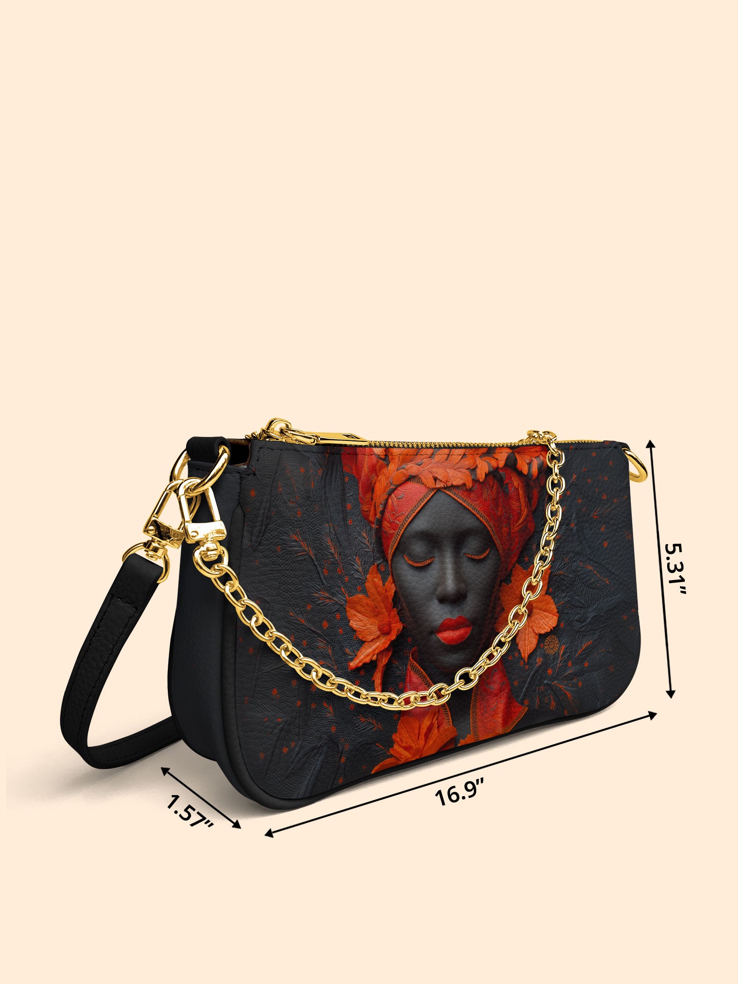 Scarlet Vein Classic Zip Pochette QR0TD187