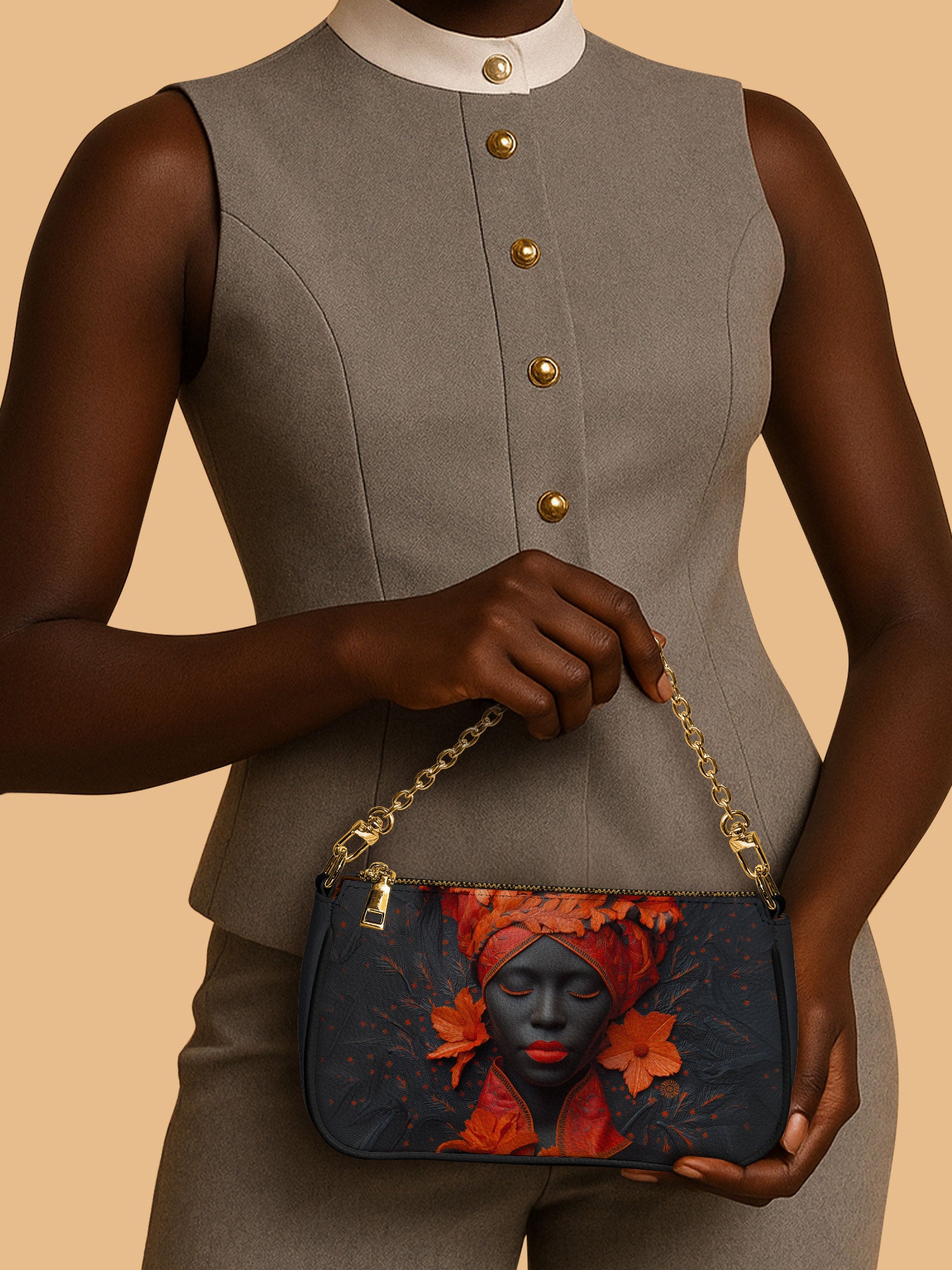 Scarlet Vein Classic Zip Pochette QR0TD187