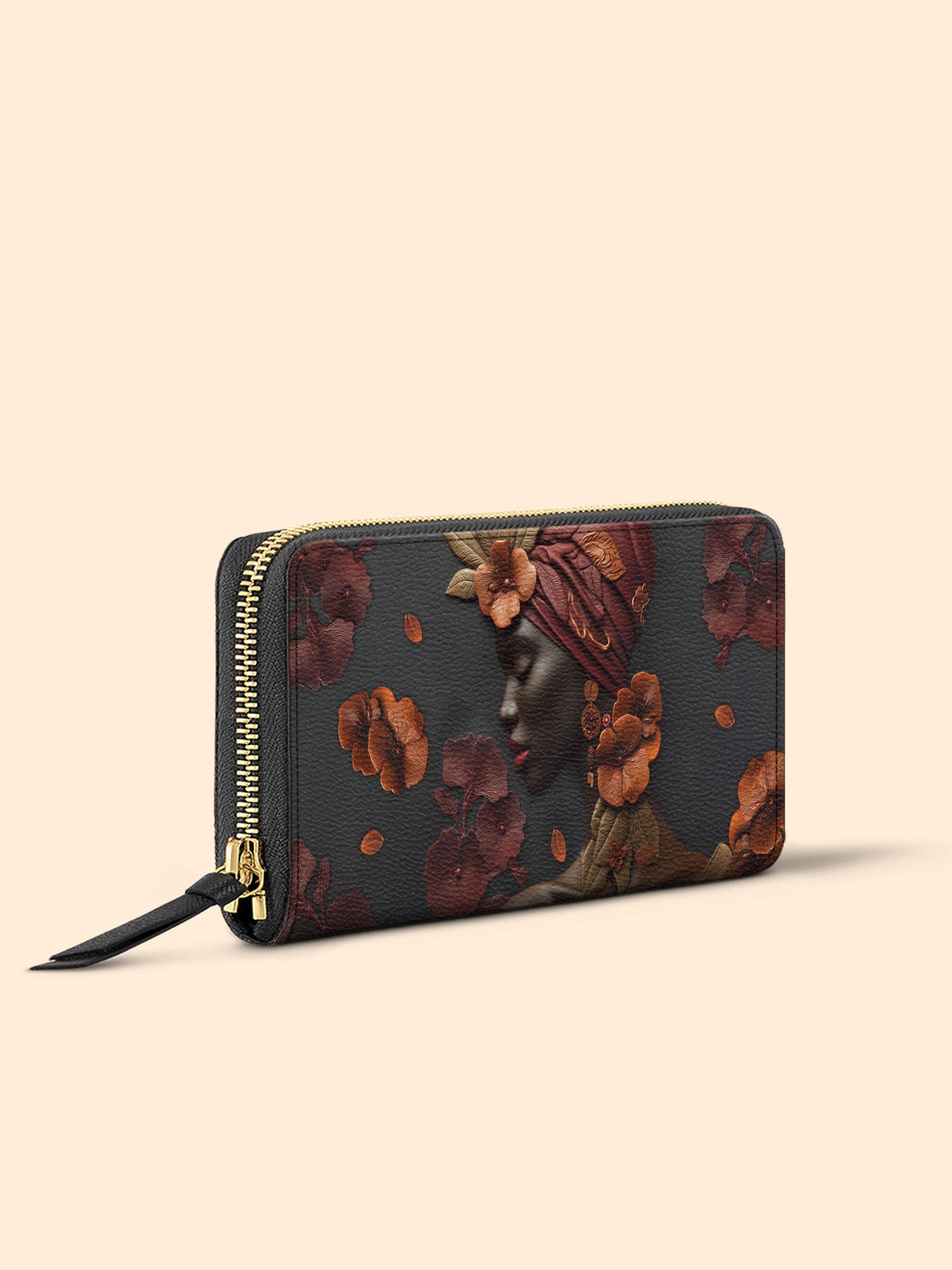 Crimson Echo Slimline Zippy Wallet QR0TD182