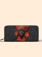 Scarlet Vein Slimline Zippy Wallet QR0TD188