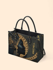 Ebon Halo Premium Leather Handbag