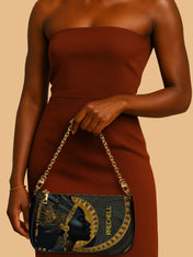 Ebon Halo Classic Zip Pochette