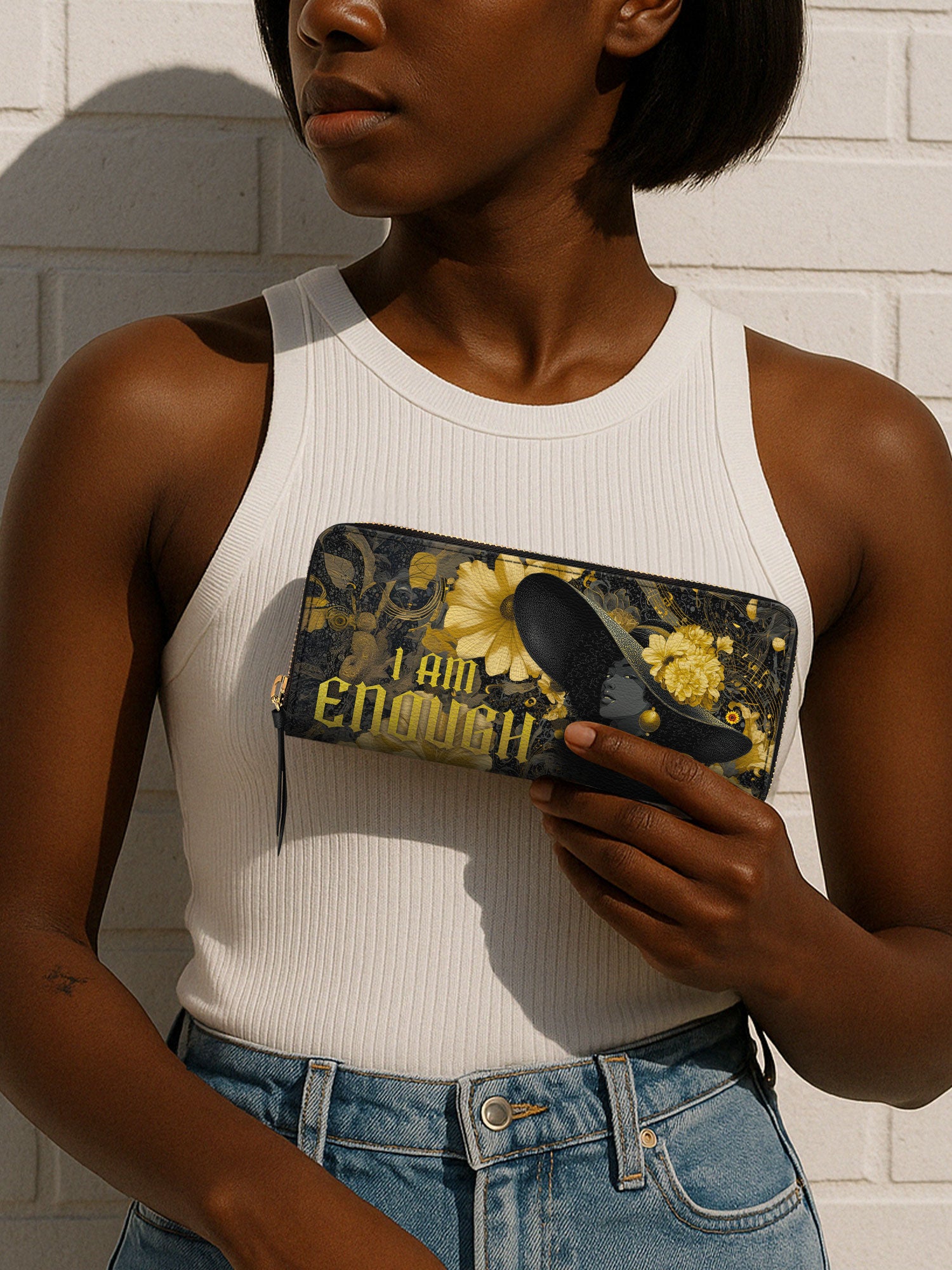 Enough in Harmony Slimline Zippy Wallet QR0TD293