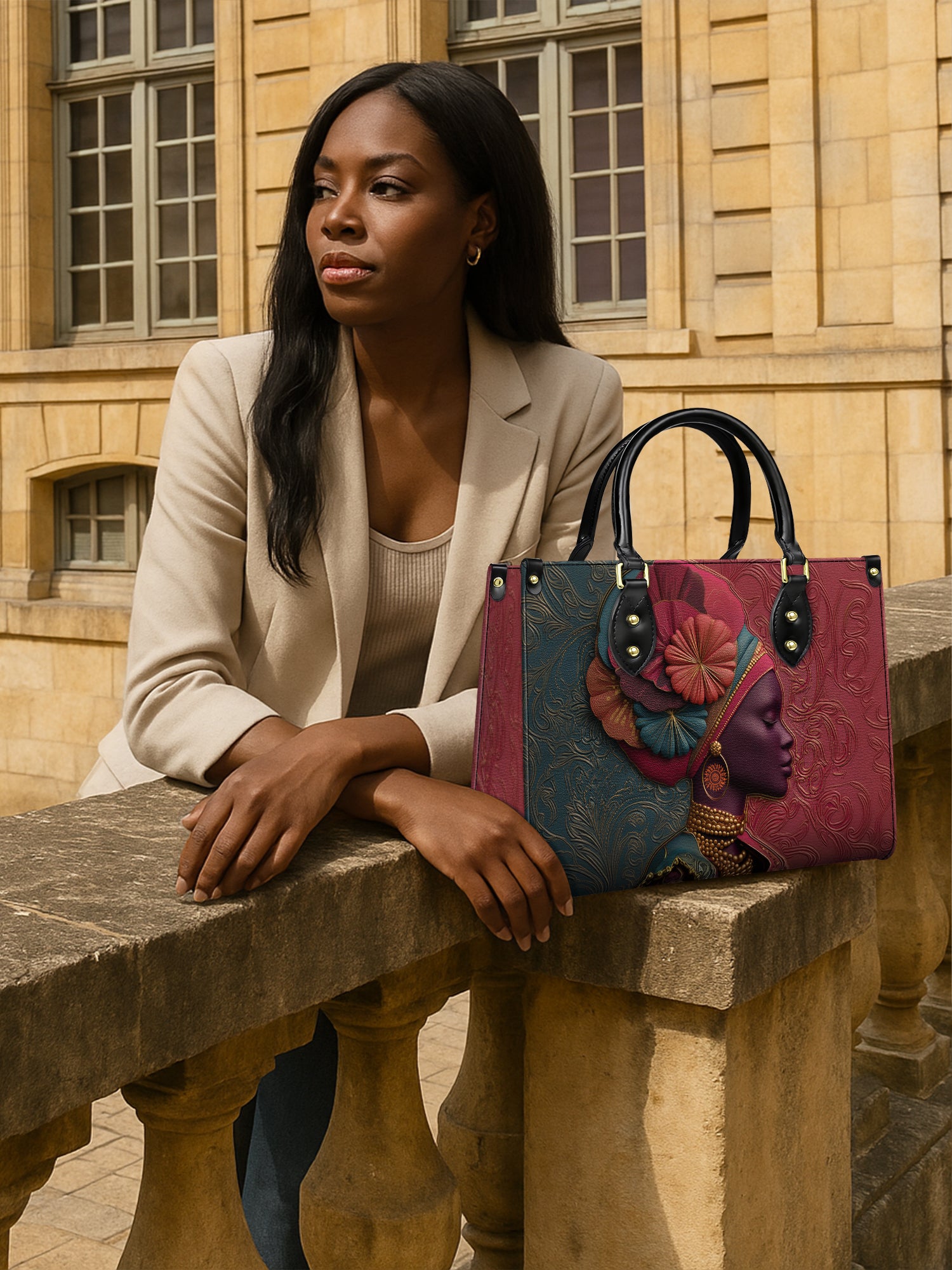 Majestic Aura Premium Leather Handbag QR0TV111