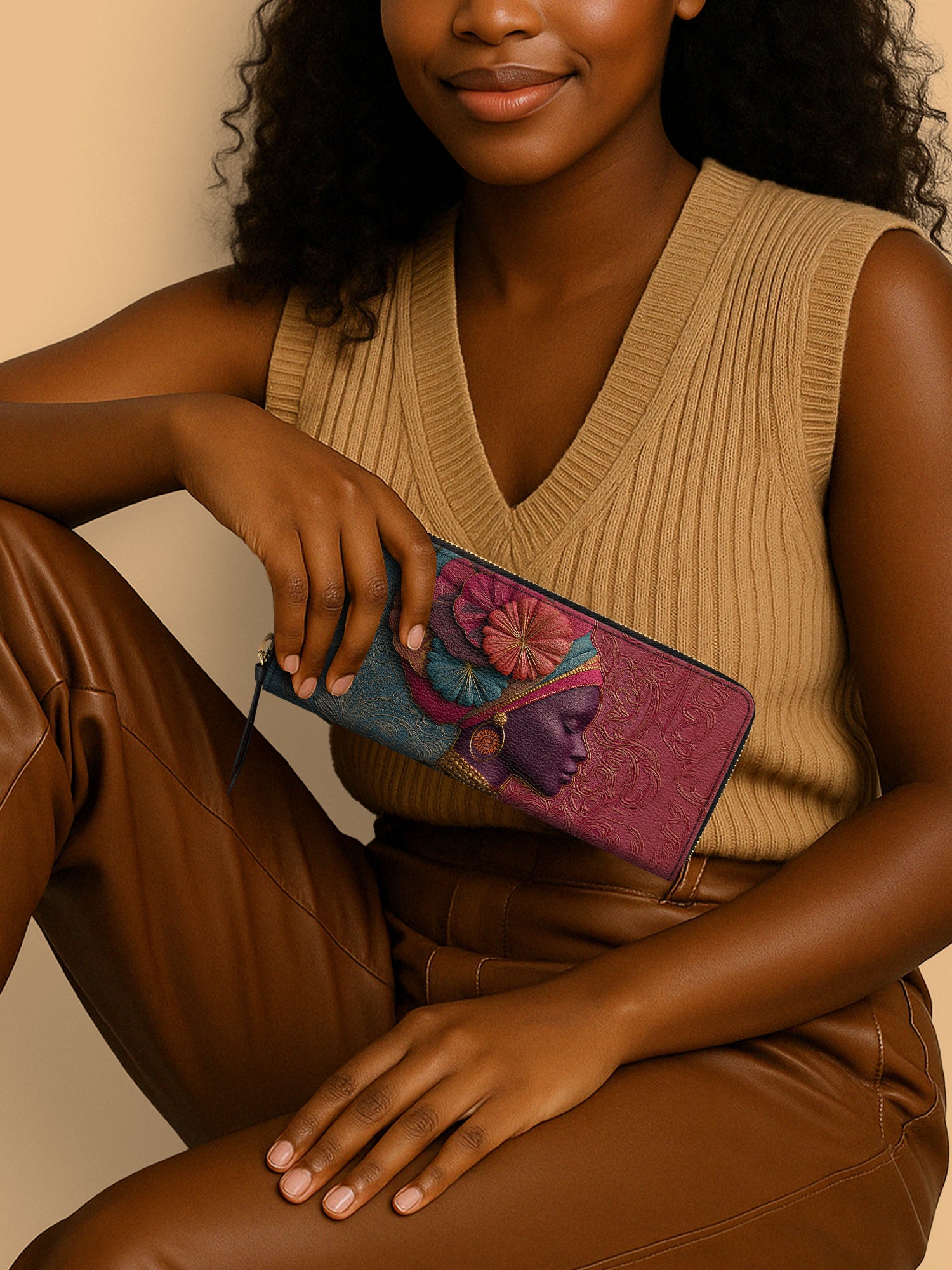 Majestic Aura Slimline Zippy Wallet QR0TV113