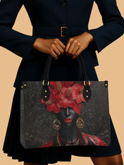 Affluence Bloom Premium Leather Handbag QR0XD448