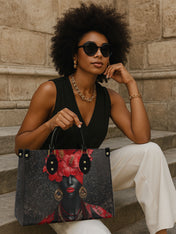 Affluence Bloom Premium Leather Handbag QR0XD448