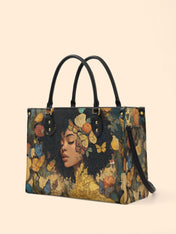 Butterfly Girl Premium Leather Handbag QR0HH107