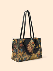 Butterfly Girl Premium Leather Handbag QR0HH107