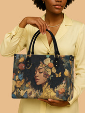 Butterfly Girl Premium Leather Handbag QR0HH107