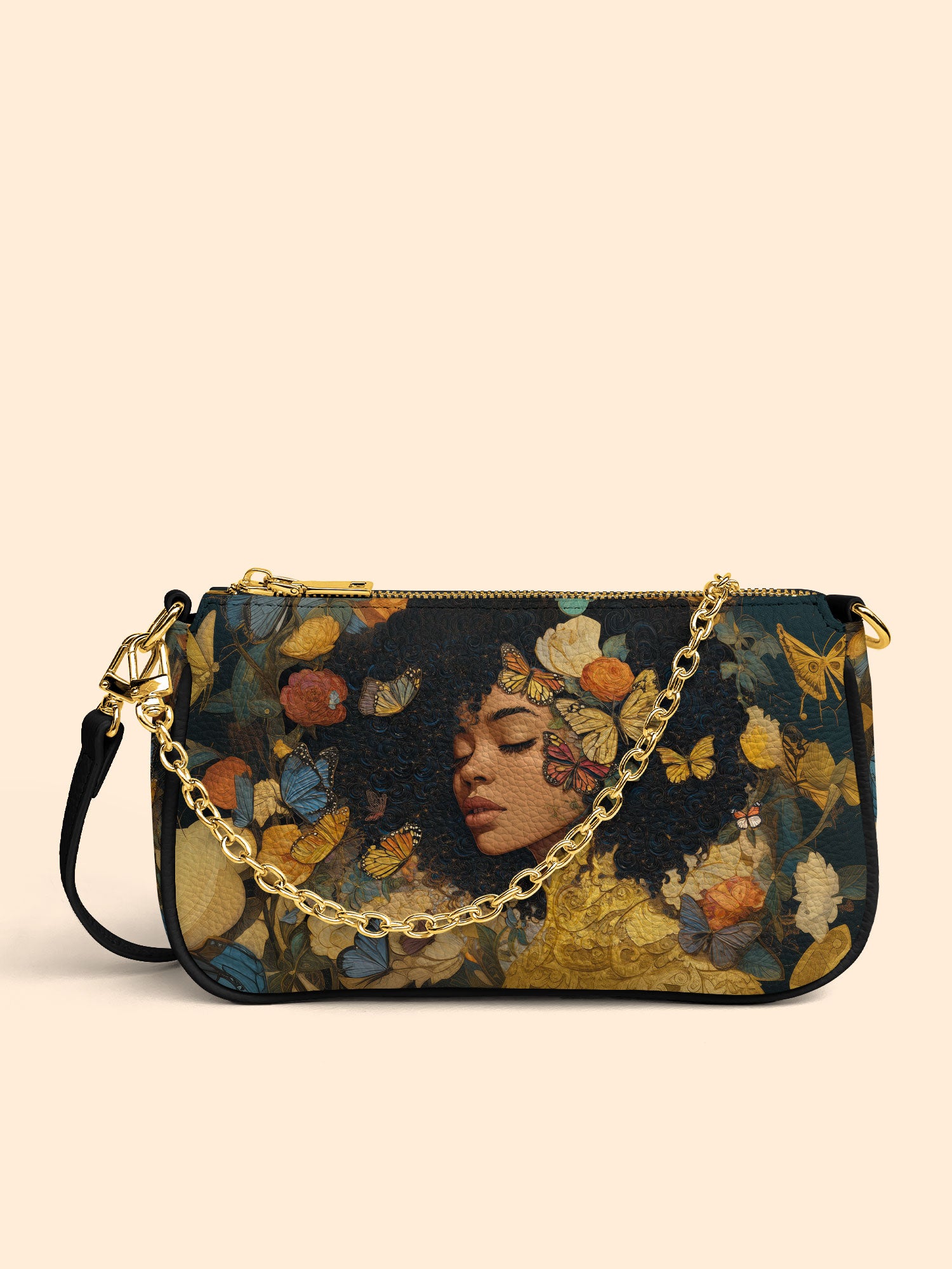 Butterfly Girl Classic Zip Pochette QR0HH112