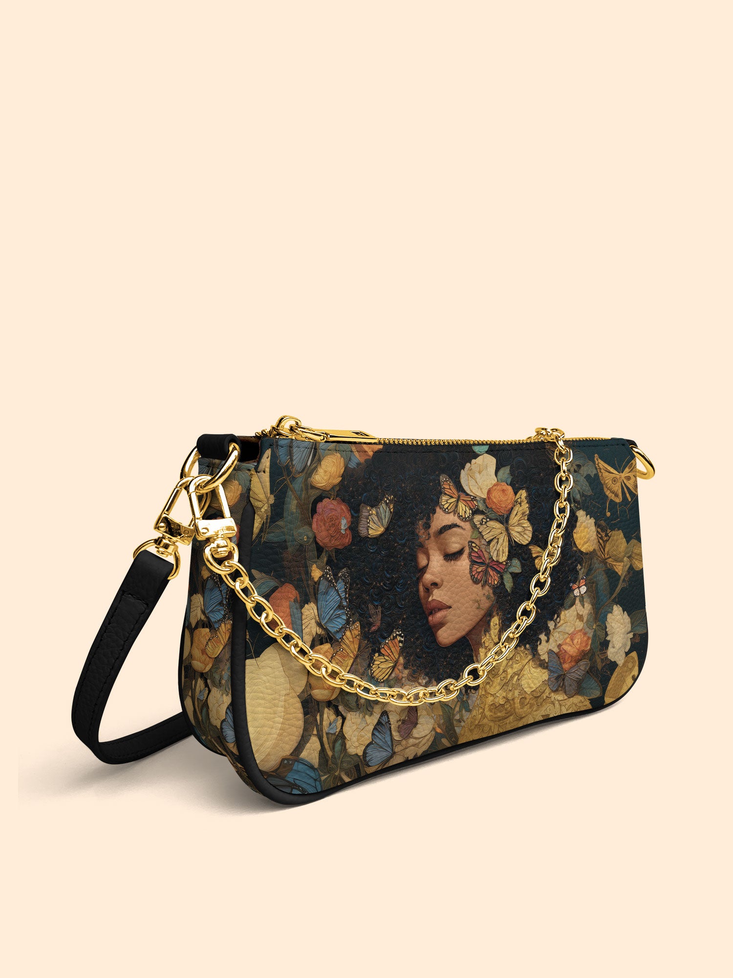 Butterfly Girl Classic Zip Pochette QR0HH112