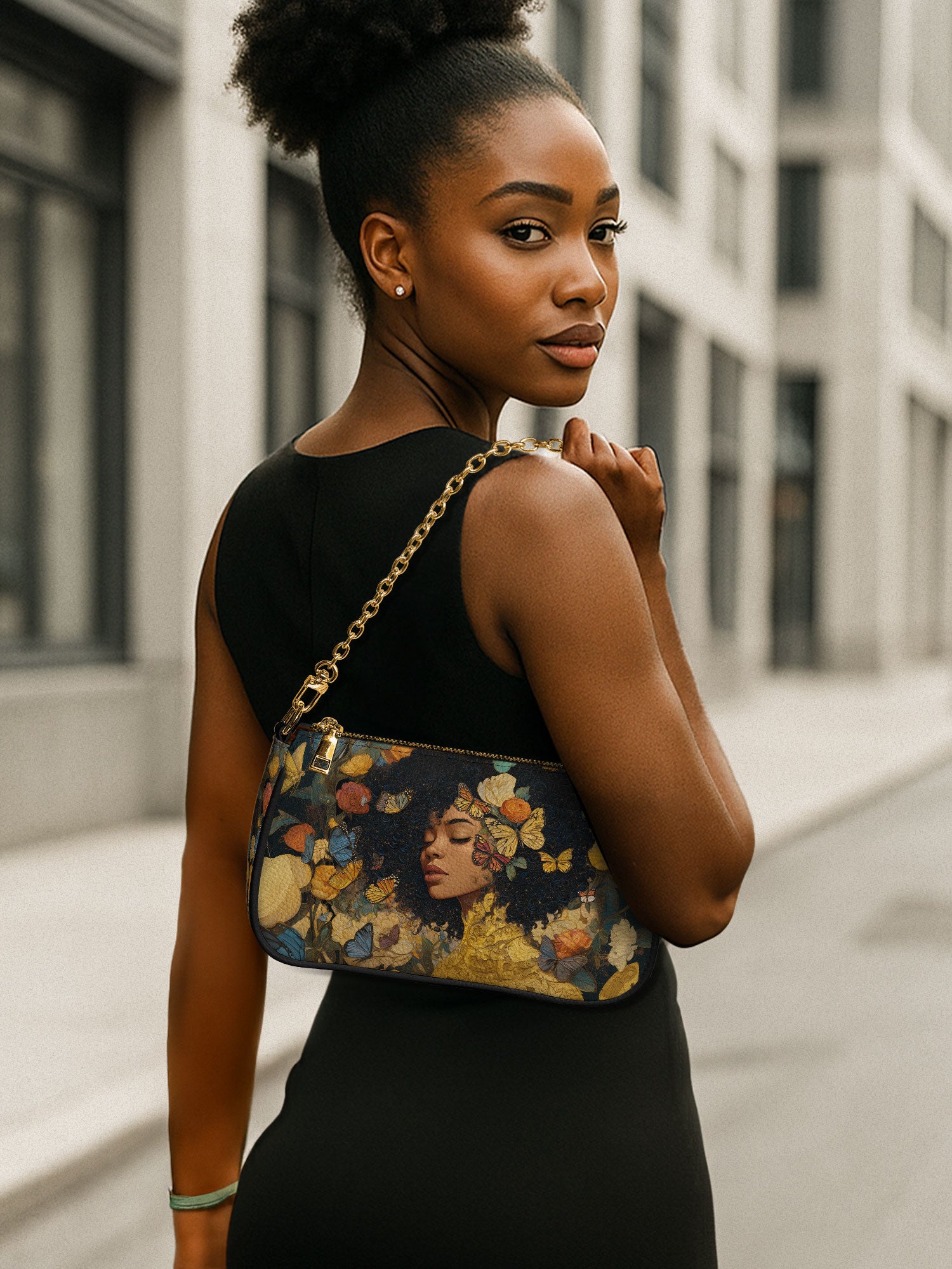 Butterfly Girl Classic Zip Pochette QR0HH112