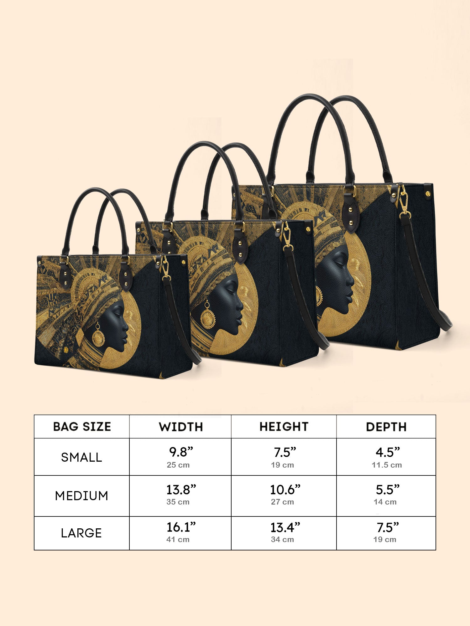 Ebon Eclipse Premium Leather Handbag QR0XD134