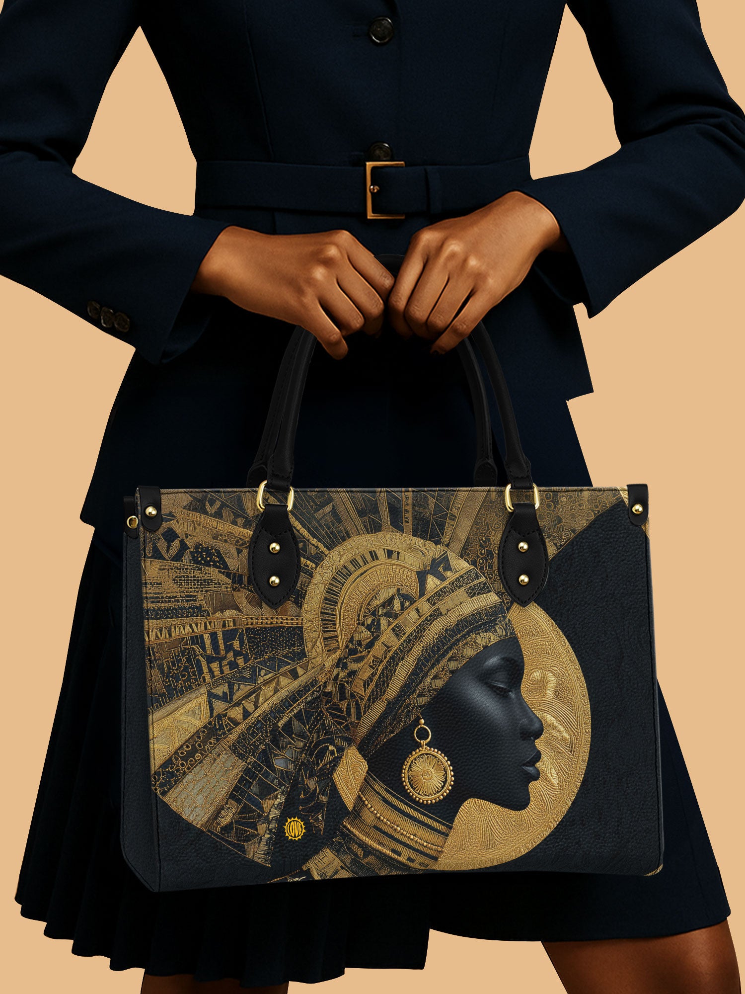 Ebon Eclipse Premium Leather Handbag QR0XD134