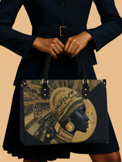 Ebon Eclipse Premium Leather Handbag QR0XD134