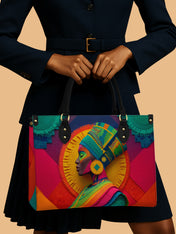 Crowned Roots Premium Leather Handbag QR0TD239