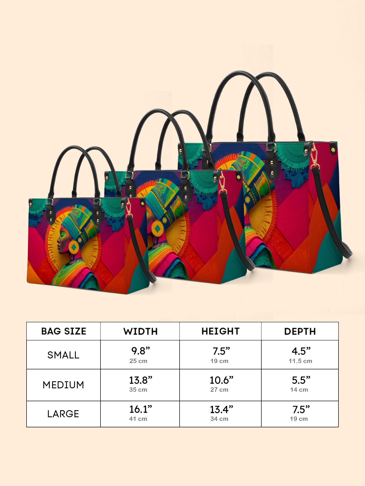 Crowned Roots Premium Leather Handbag QR0TD239