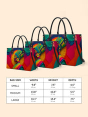 Crowned Roots Premium Leather Handbag QR0TD239