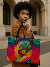 Crowned Roots Premium Leather Handbag QR0TD239