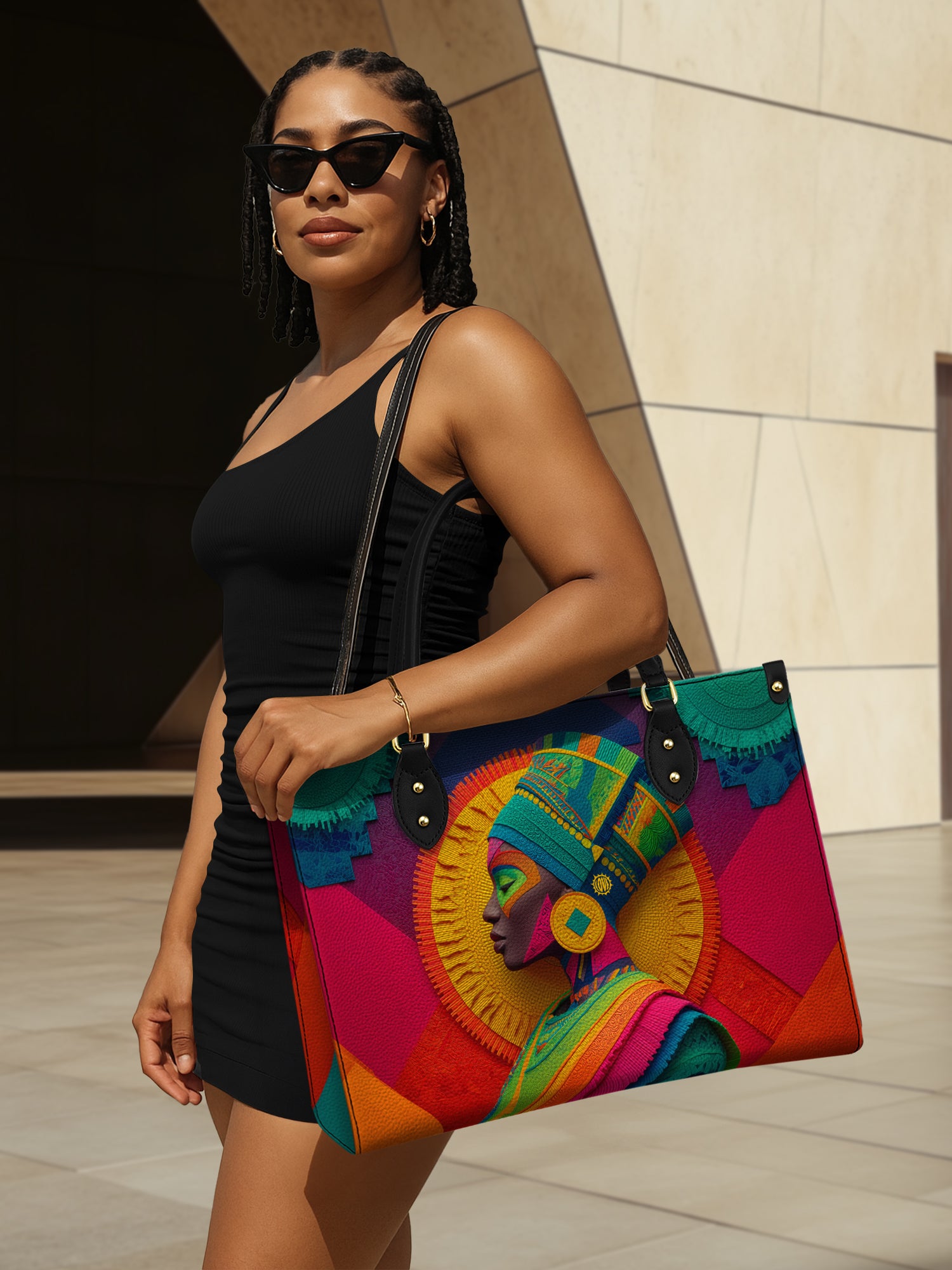 Crowned Roots Premium Leather Handbag QR0TD239